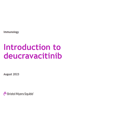 Introduction to deucravacitinib