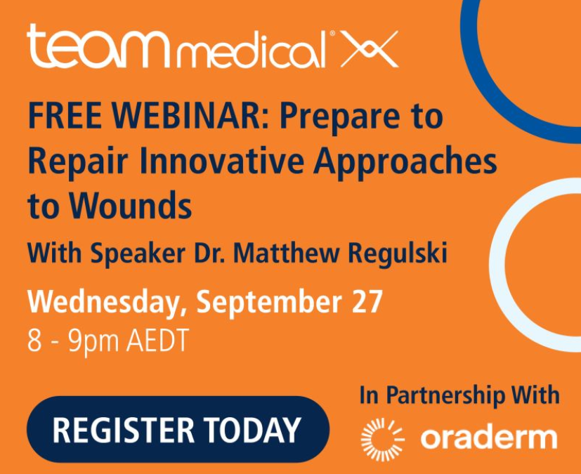 FREE WEBINAR: Prepare to Repair: Innovative Approaches to Wounds