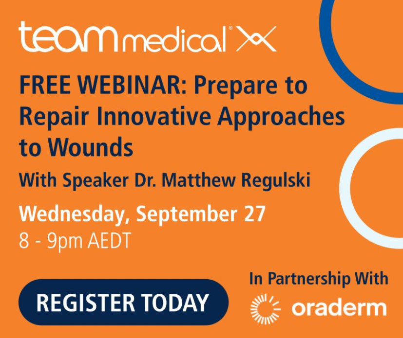 FREE WEBINAR: Prepare to Repair: Innovative Approaches to Wounds