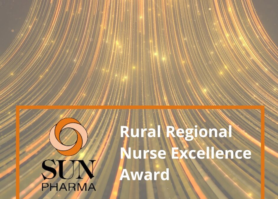 SUN PHARMA | RURAL REGIONAL NURSE EXCELLENCE AWARD: AUS$2,000