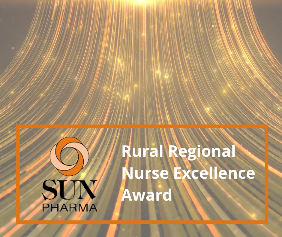 SUN PHARMA | RURAL REGIONAL NURSE EXCELLENCE AWARD: AUS$2,000