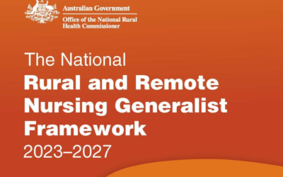 National Rural and Remote Nursing Generalist Framework Review – stakeholder survey