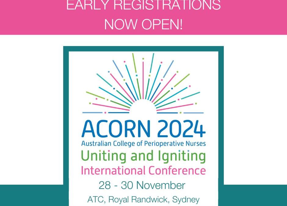 ACORN 2024 Conference: Early registration open now!