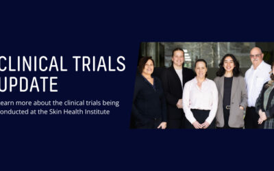 Skin Health Institute Clinical Trials and Research January Update